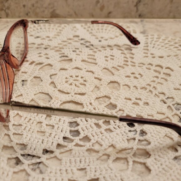 JUICY COUTURE EYEGLASSES JU 130 PINK LEOPARD FRAMES METAL VINTAGE Y2K WITH CASE - Picture 4 of 16